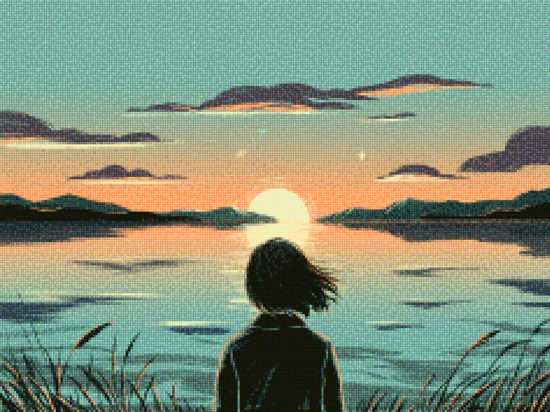 Diamond Painting - Schemerreflecties