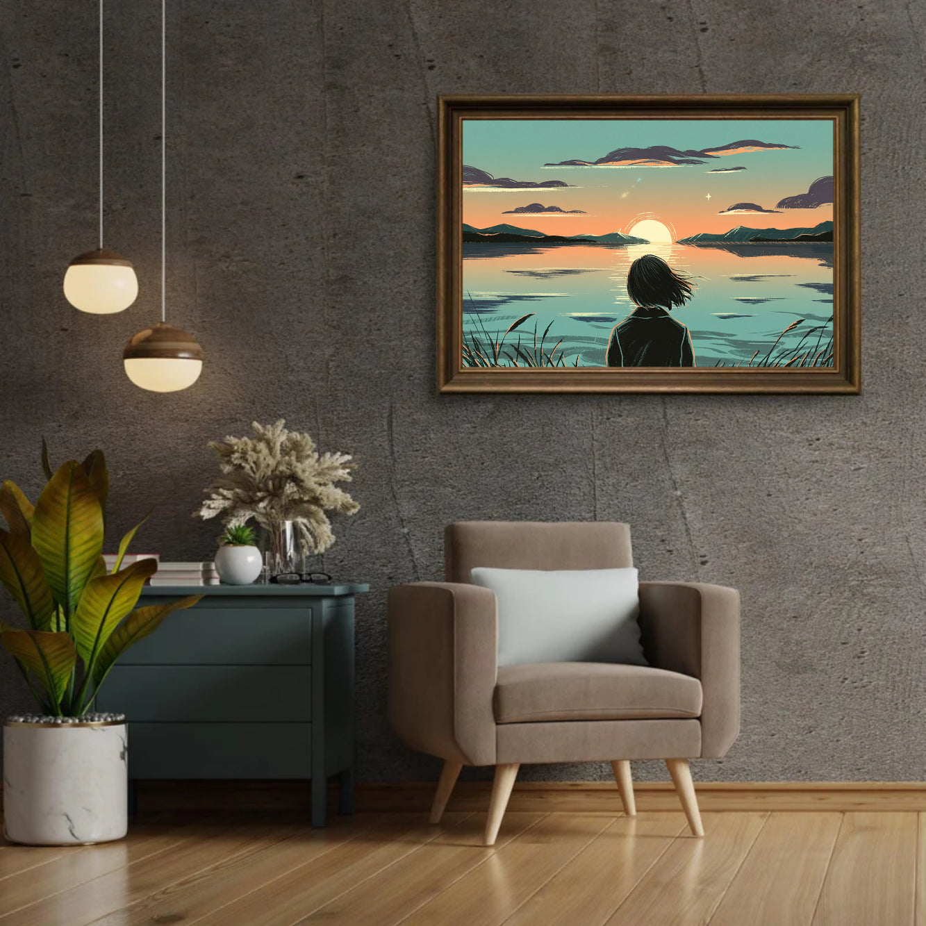 Diamond Painting - Schemerreflecties