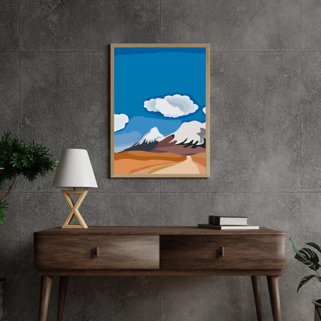 Diamond Painting - Schets van de bergen - SEOS Shop ®