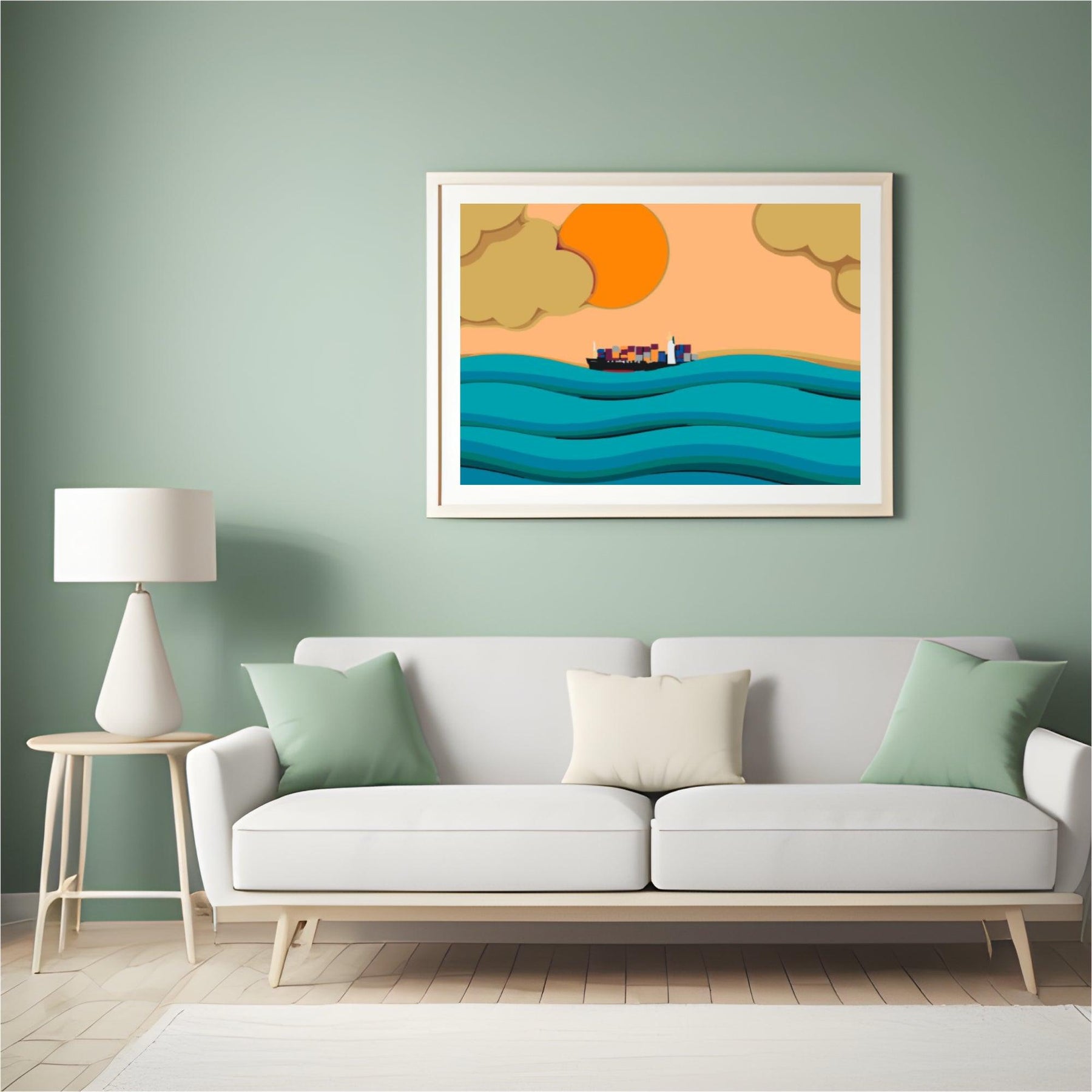 Diamond Painting - Schip in de golven - SEOS Shop ®
