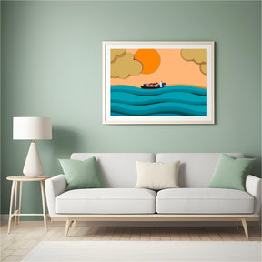 Diamond Painting - Schip in de golven - SEOS Shop ®