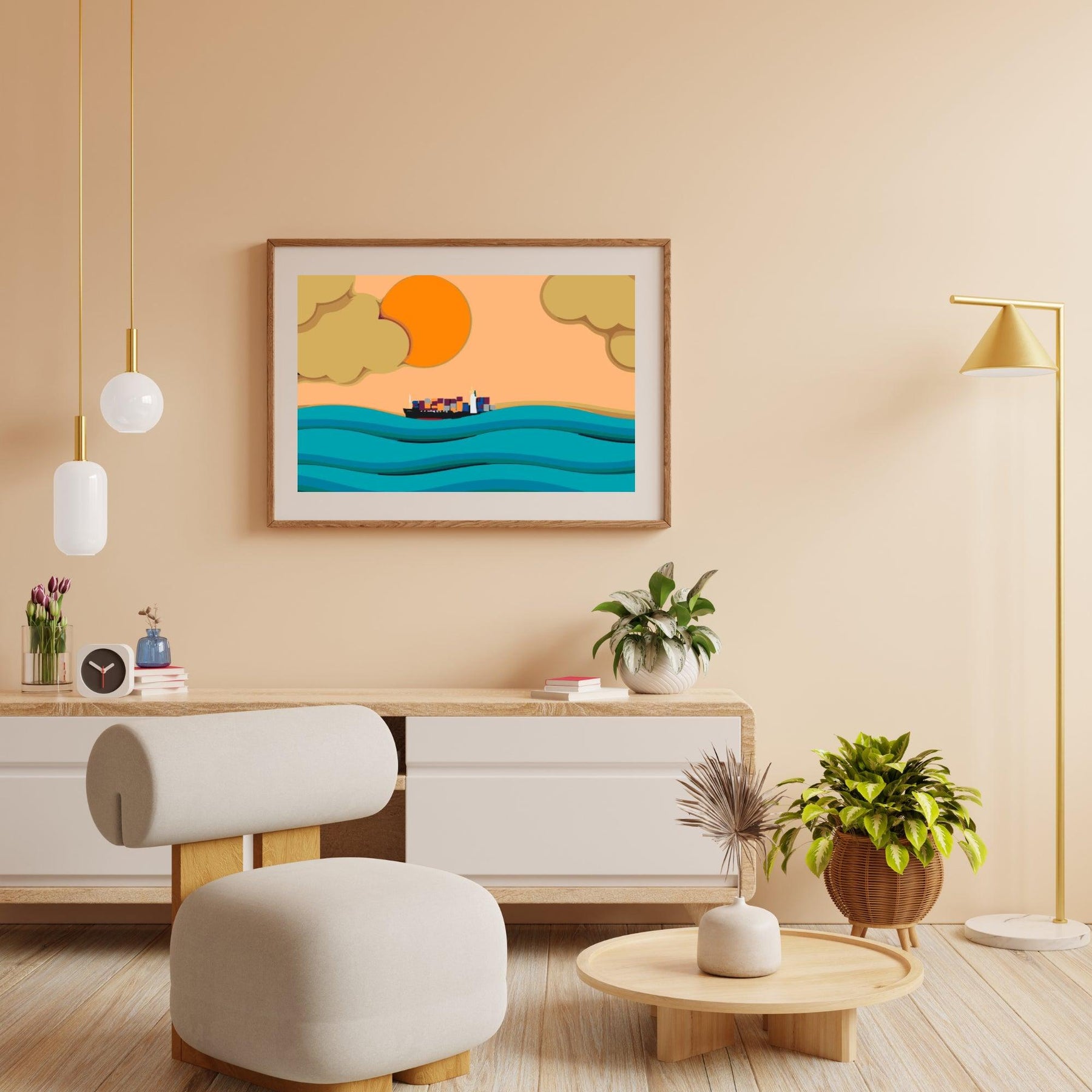 Diamond Painting - Schip in de golven - SEOS Shop ®