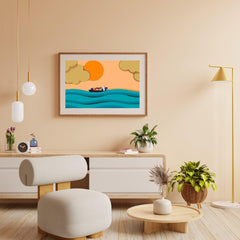 Diamond Painting - Schip in de golven - SEOS Shop ®