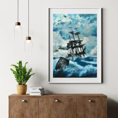 Diamond Painting - Schip in de storm 3 - SEOS Shop ®