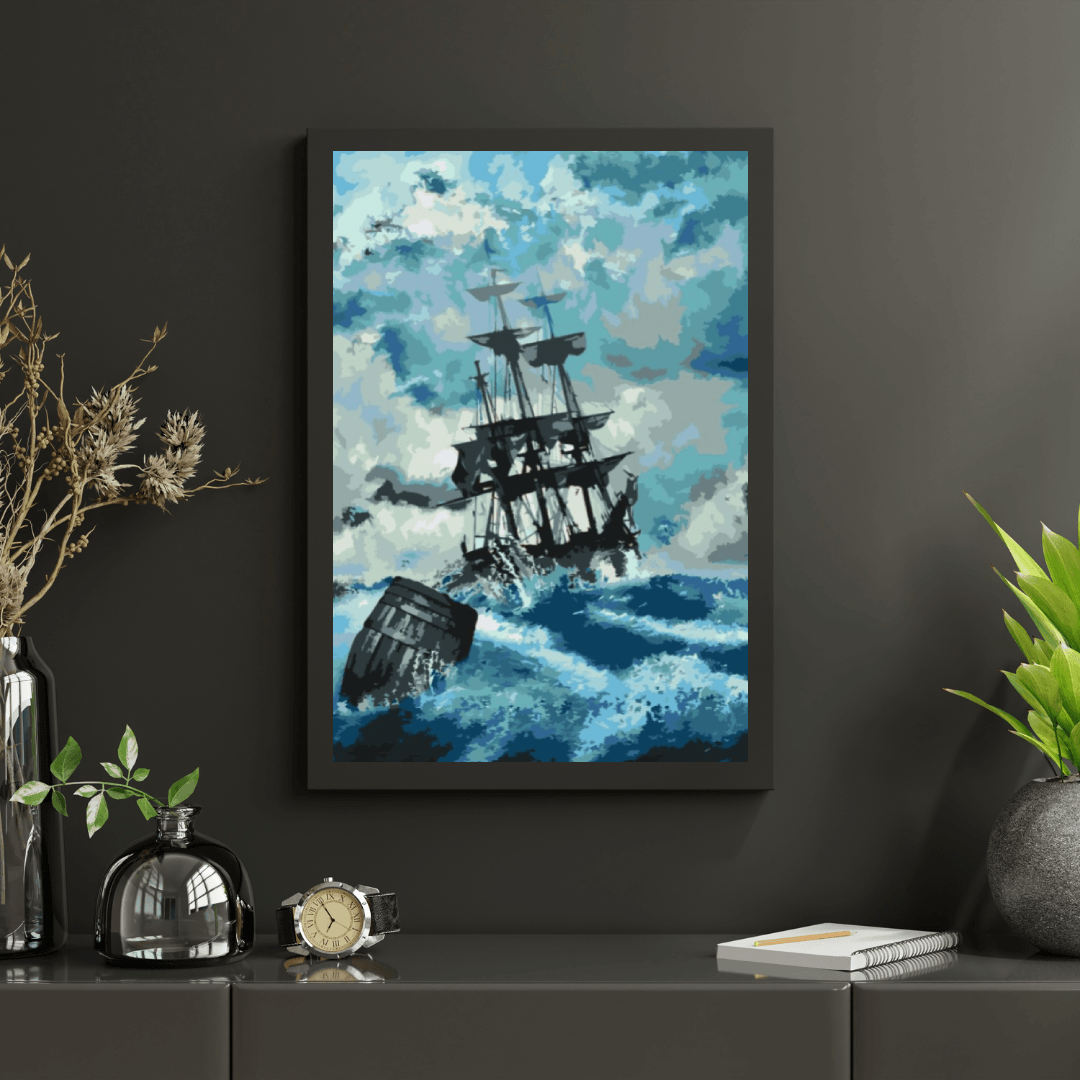 Diamond Painting - Schip in de storm 3 - SEOS Shop ®