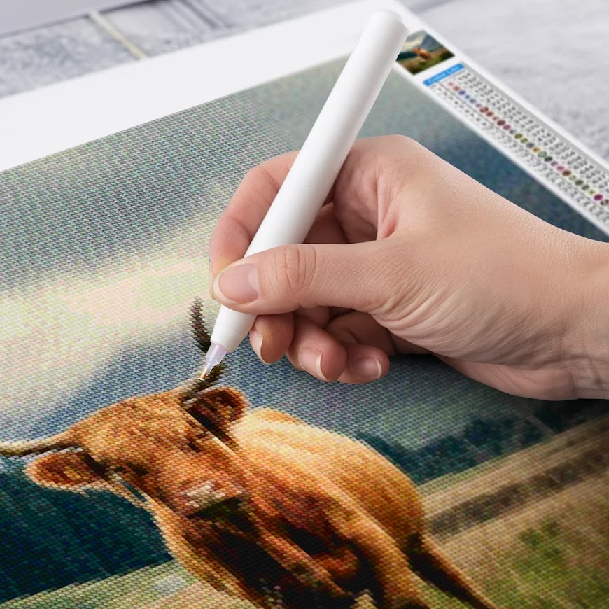 Diamond Painting - Schotse hooglander