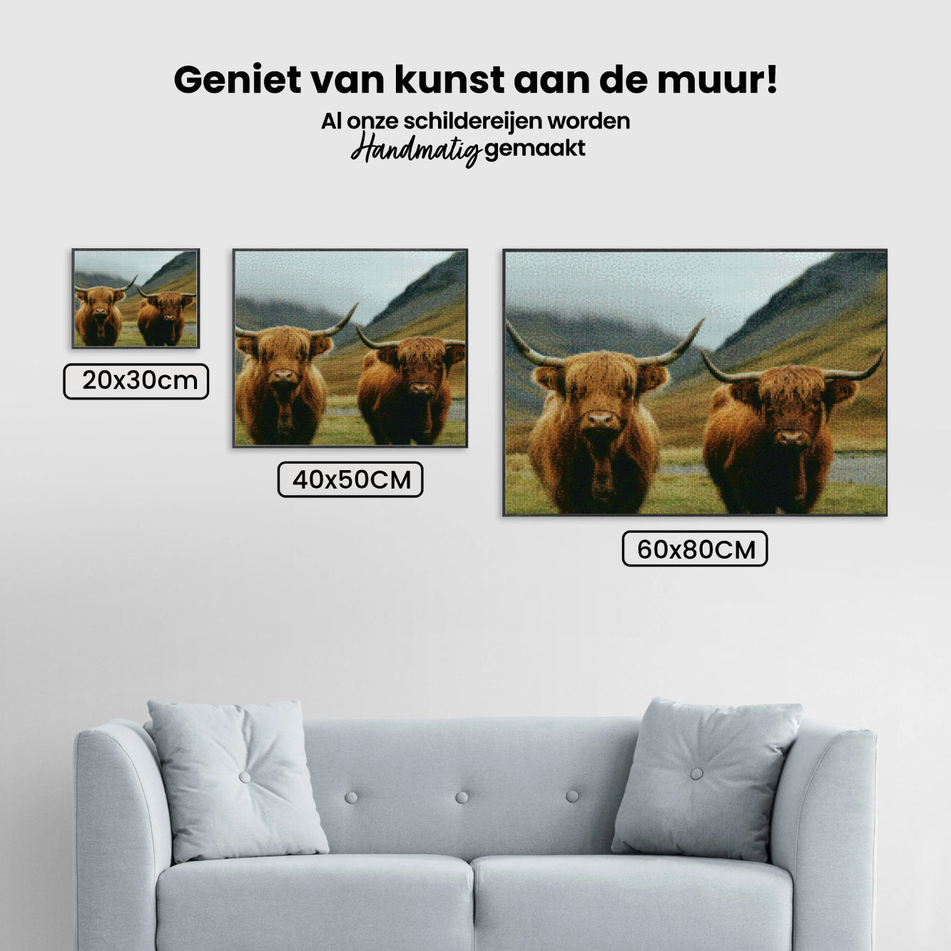 Diamond Painting - Schotse hooglander