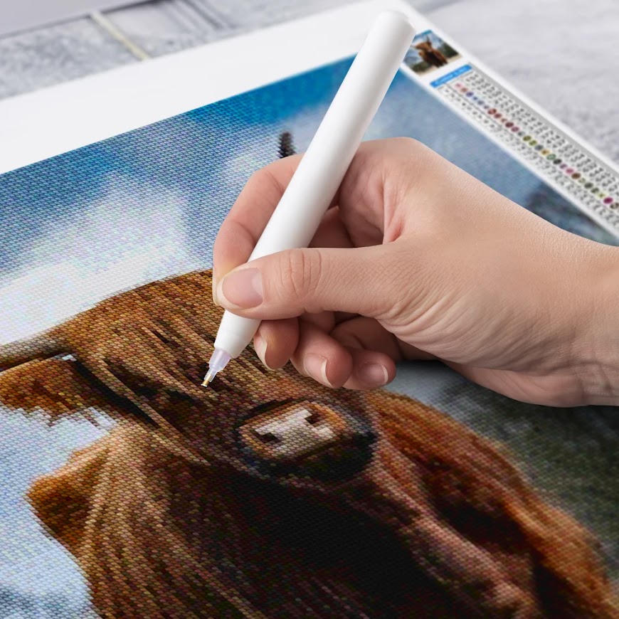 Diamond Painting - Schotse hooglander