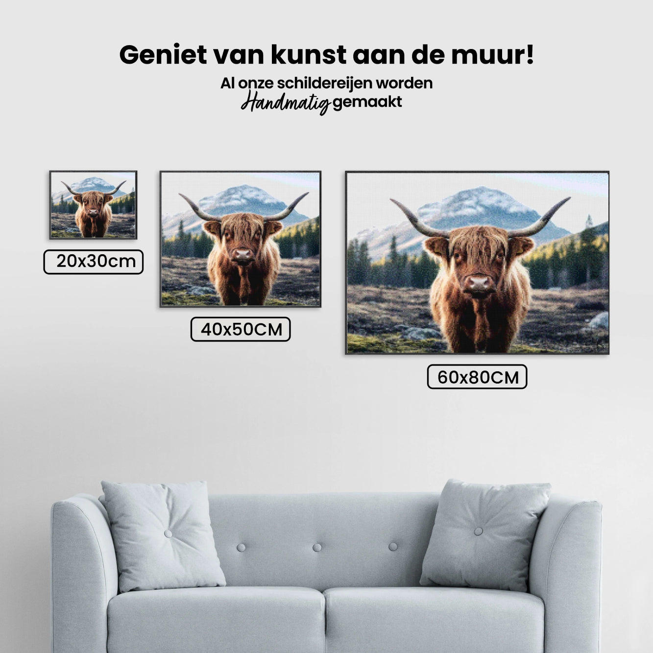 Diamond Painting - Schotse hooglander