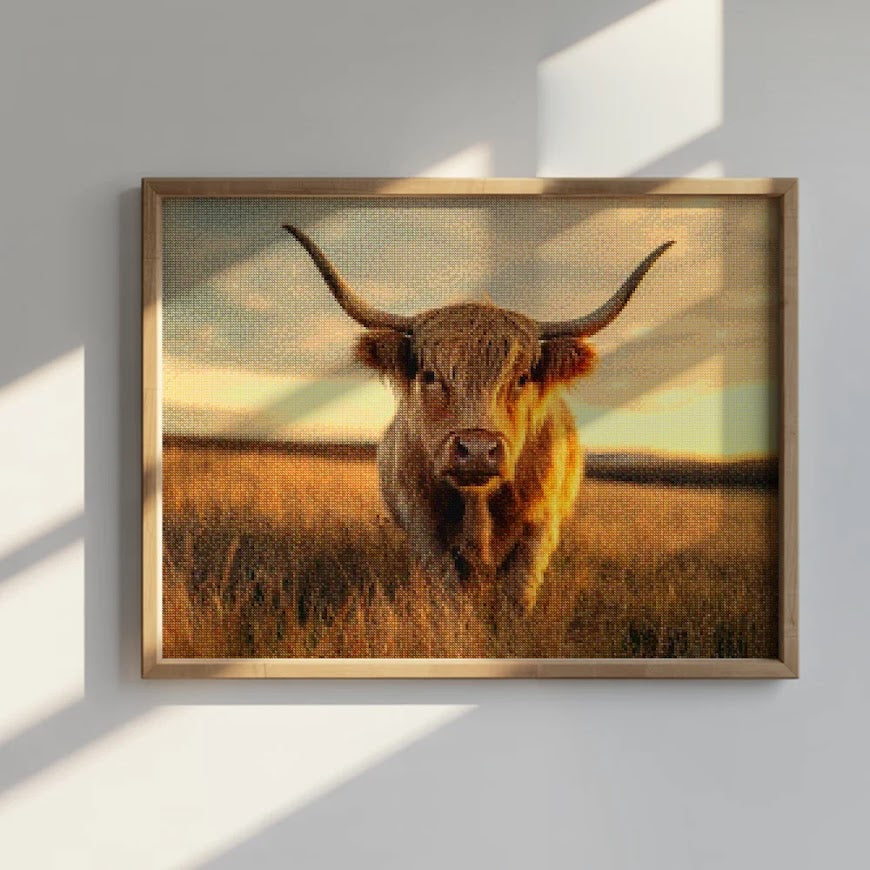 Diamond Painting - Schotse hooglander