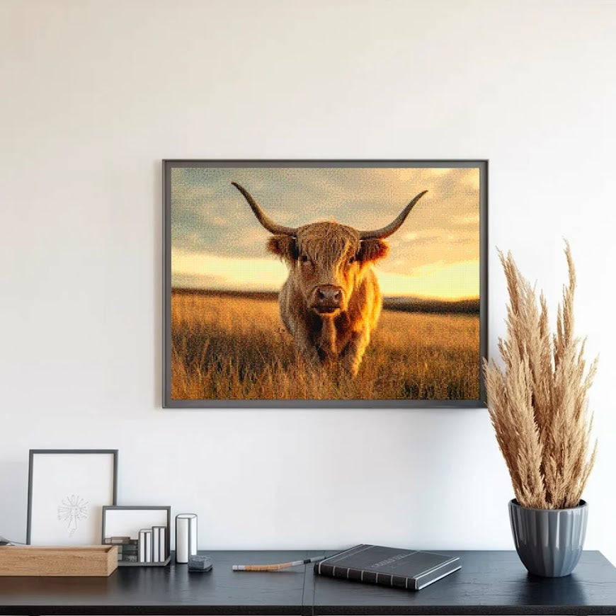 Diamond Painting - Schotse hooglander