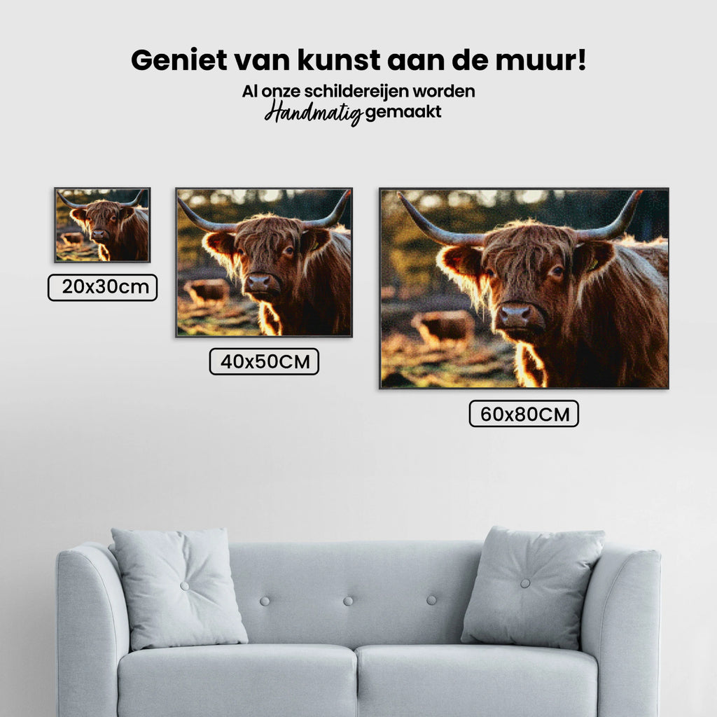 Diamond Painting - Schotse hooglander
