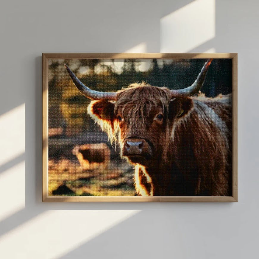 Diamond Painting - Schotse hooglander