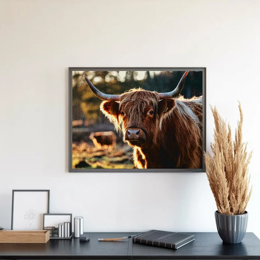 Diamond Painting - Schotse hooglander