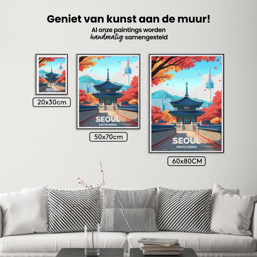 Diamond Painting - Seoel, Zuid-Korea