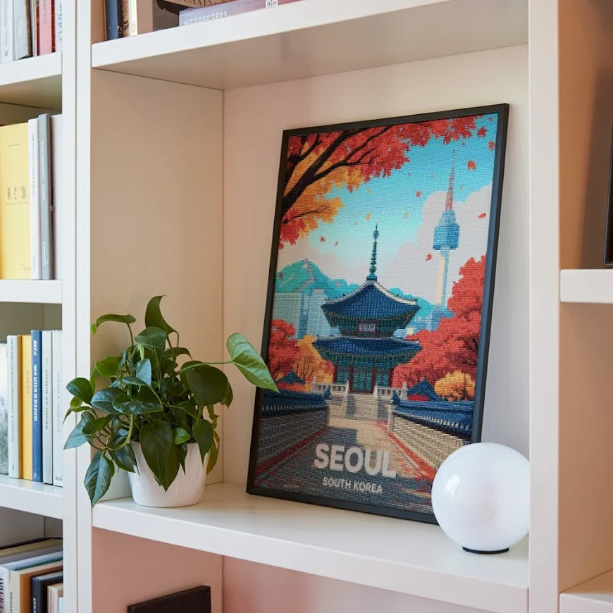 Diamond Painting - Seoel, Zuid-Korea