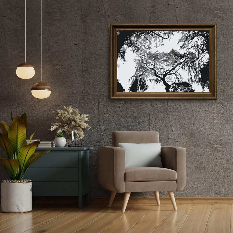 Diamond Painting - Silhouet van bomen - SEOS Shop ®