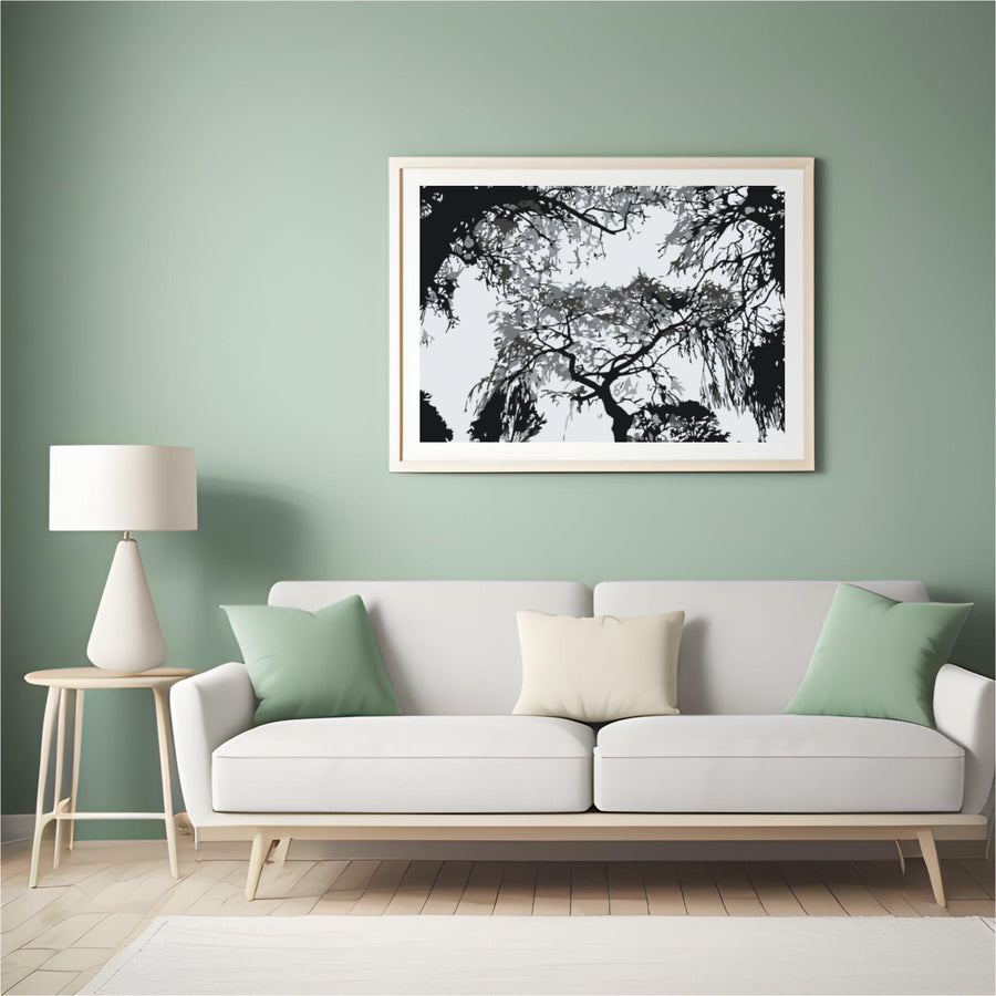 Diamond Painting - Silhouet van bomen - SEOS Shop ®