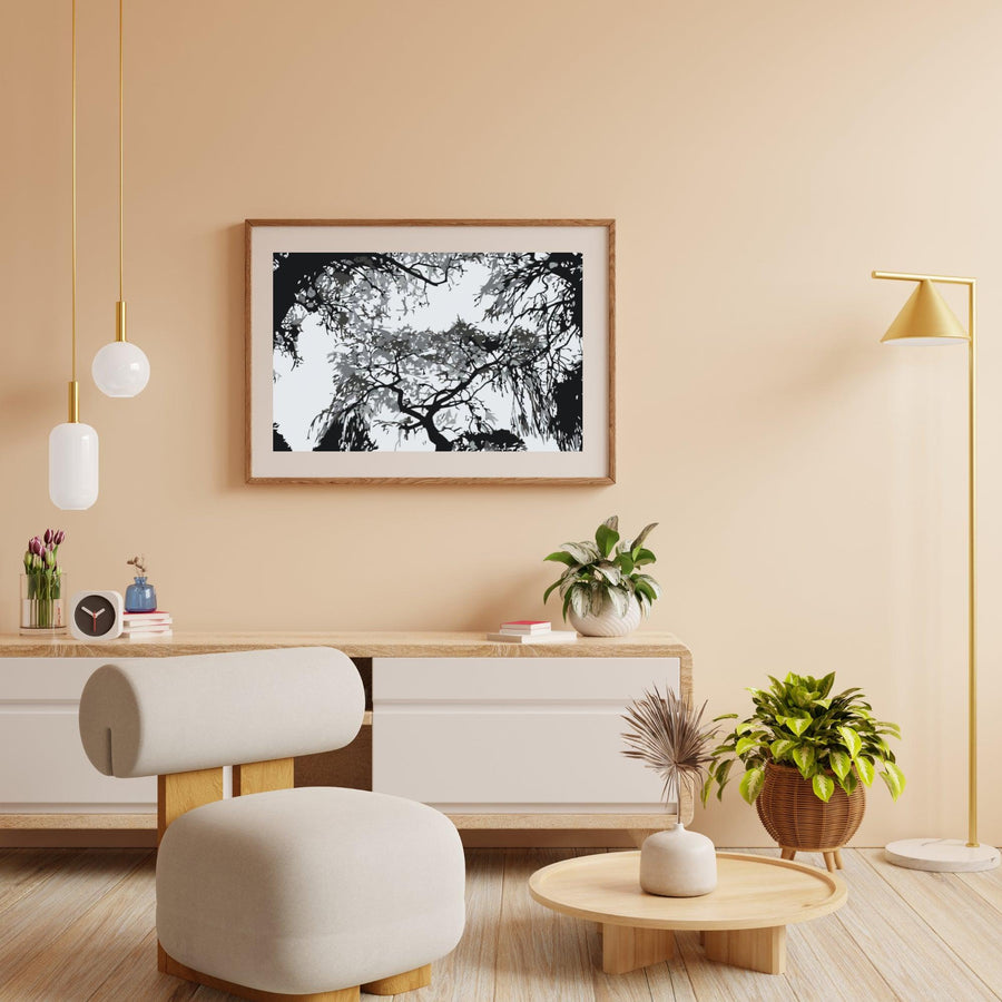 Diamond Painting - Silhouet van bomen - SEOS Shop ®