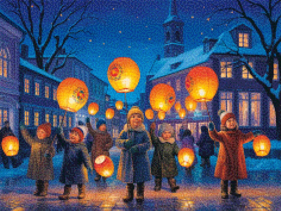 Diamond Painting - Sint-Maartenoptocht