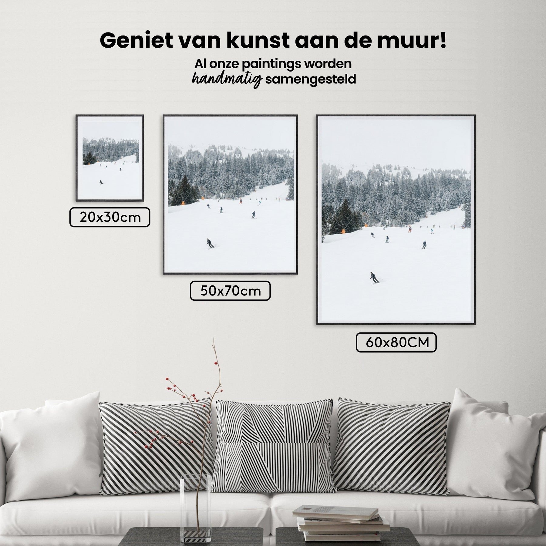 Diamond Painting - Skipiste in Oostenrijk