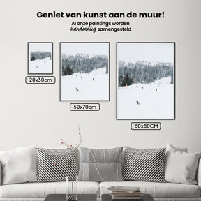 Diamond Painting - Skipiste in Oostenrijk