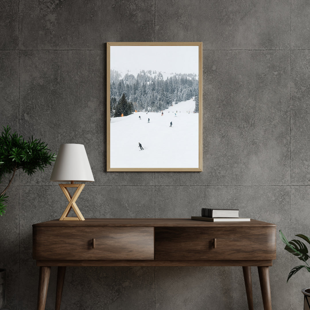 Diamond Painting - Skipiste in Oostenrijk
