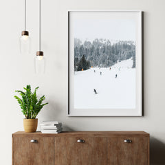 Diamond Painting - Skipiste in Oostenrijk