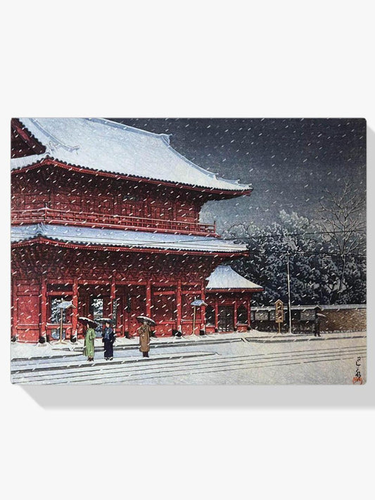 Diamond Painting - Sneeuw boven Zojoji Tempel - SEOS Shop ®