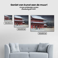 Diamond Painting - Sneeuw boven Zojoji Tempel - SEOS Shop ®