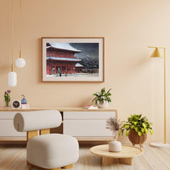 Diamond Painting - Sneeuw boven Zojoji Tempel - SEOS Shop ®