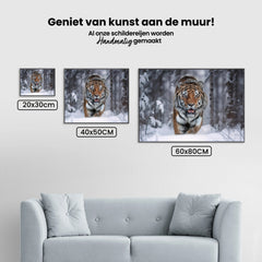 Diamond Painting - Sneeuwtijger