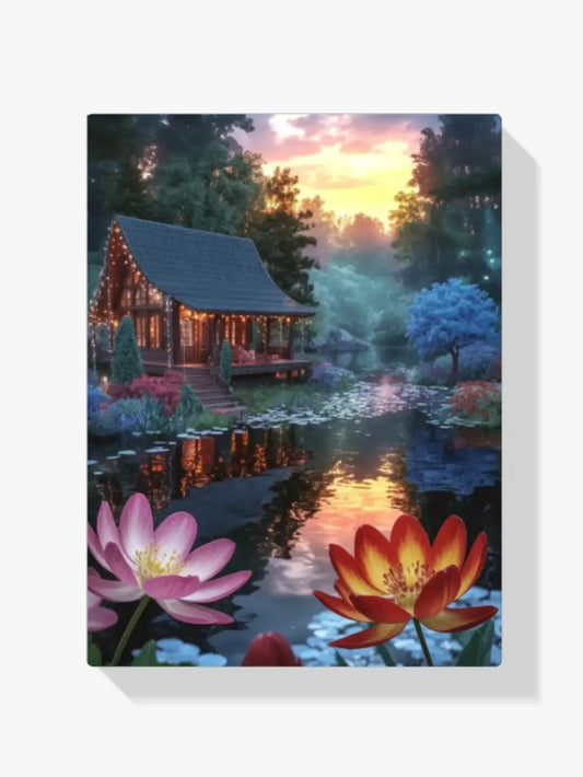 Diamond Painting - Zonnewende Bloei