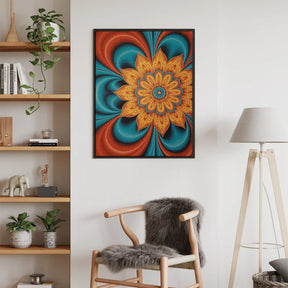 Diamond Painting - Spiralen van vuur en water