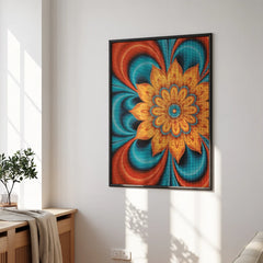 Diamond Painting - Spiralen van vuur en water