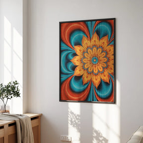 Diamond Painting - Spiralen van vuur en water