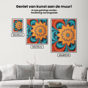 Diamond Painting - Spiralen van vuur en water
