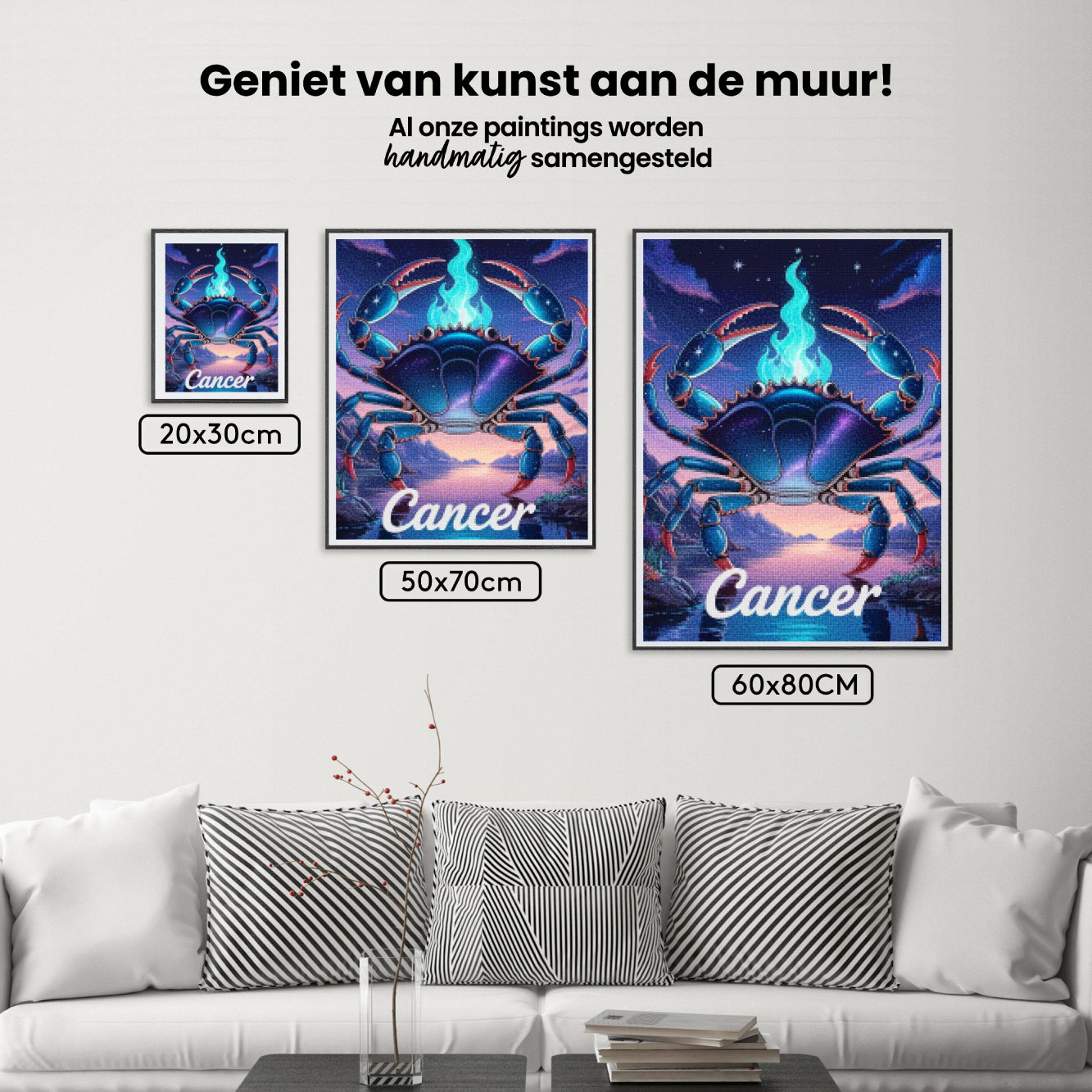 Diamond Painting - Sterrenbeeld - Kreeft