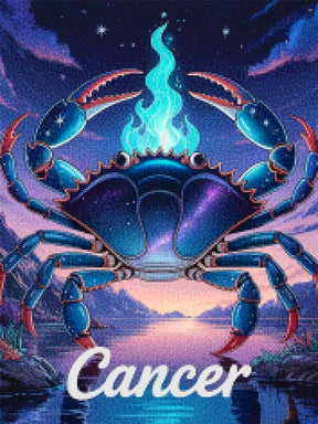 Diamond Painting - Sterrenbeeld - Kreeft