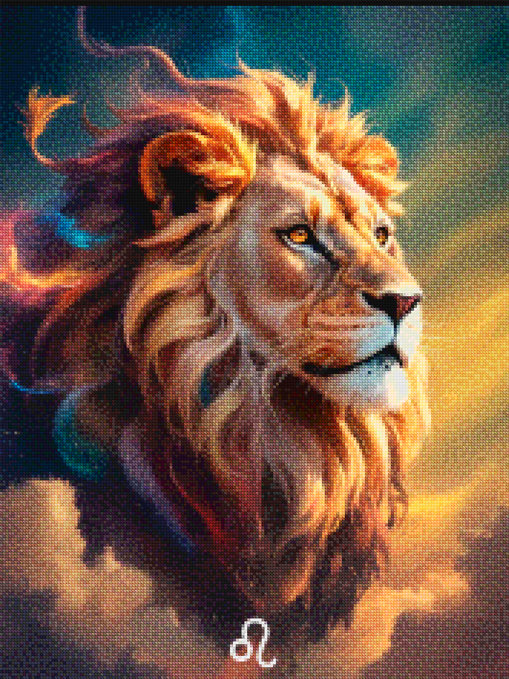 Diamond Painting - Sterrenbeeld - Leeuw