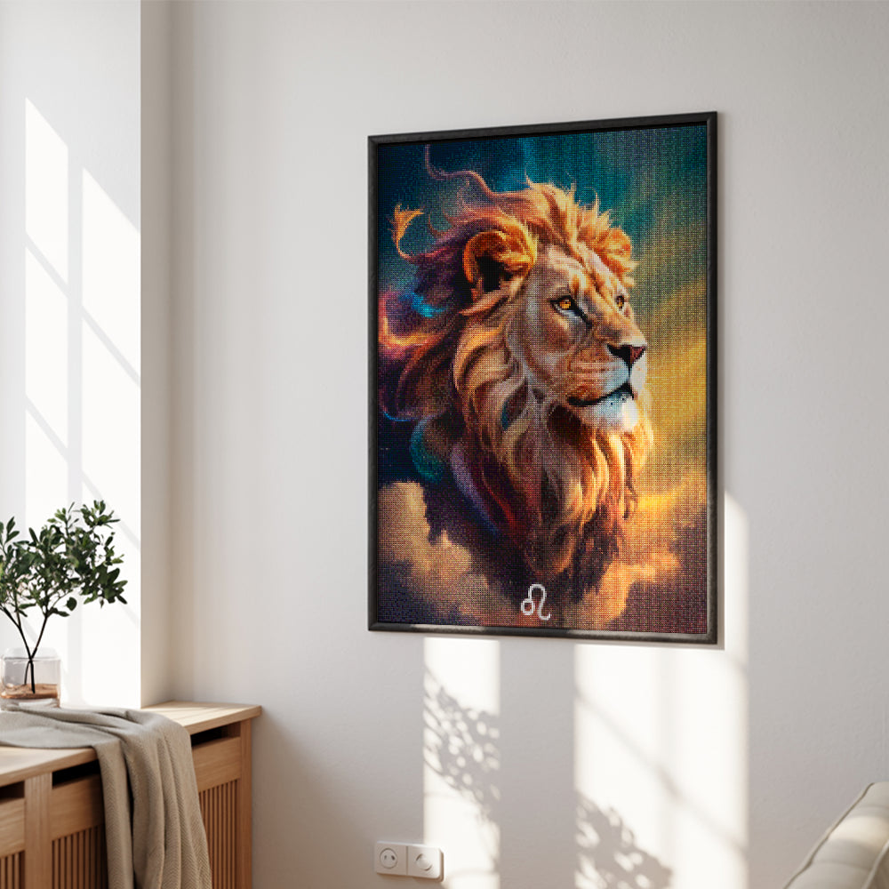 Diamond Painting - Sterrenbeeld - Leeuw