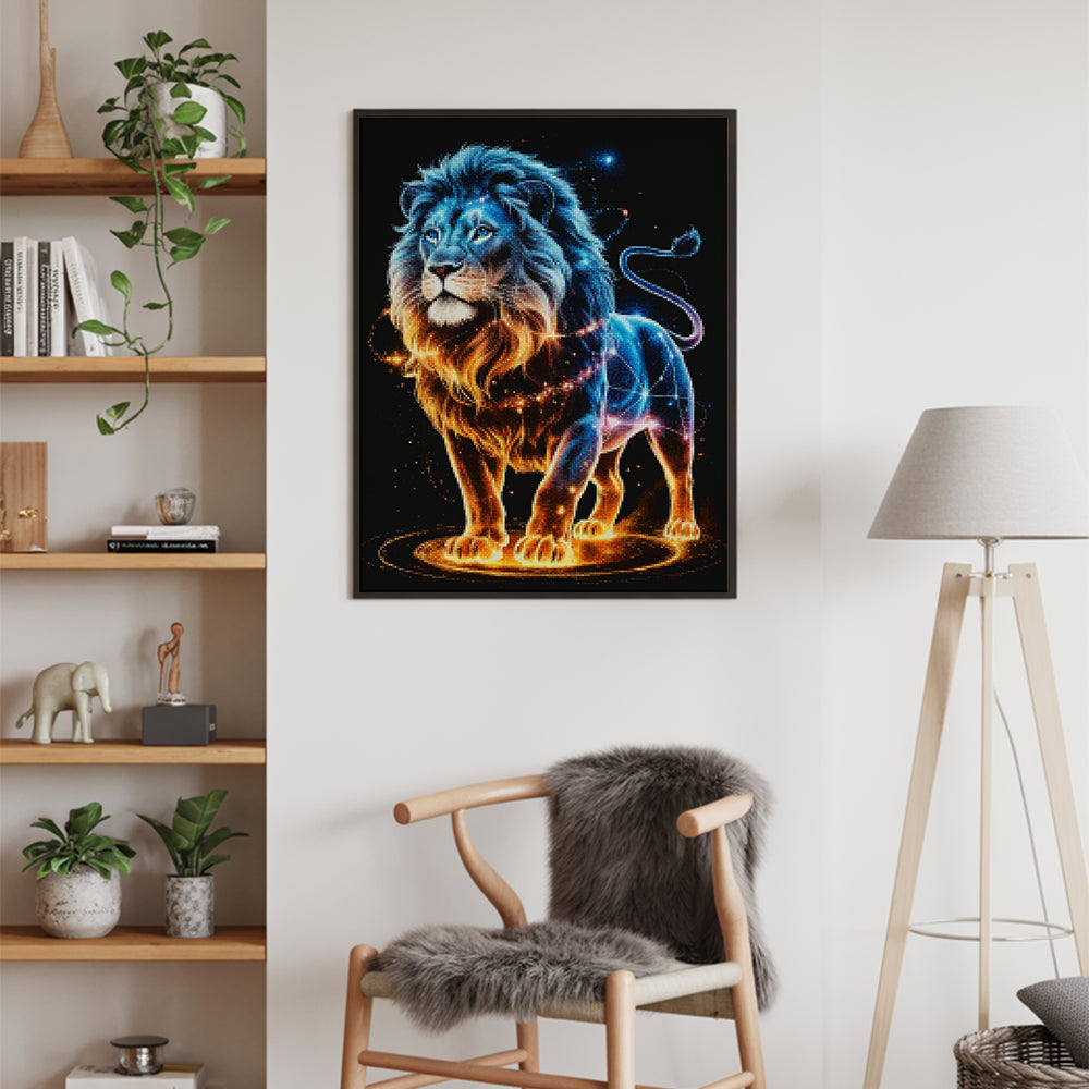 Diamond Painting - Sterrenbeeld - Leeuw