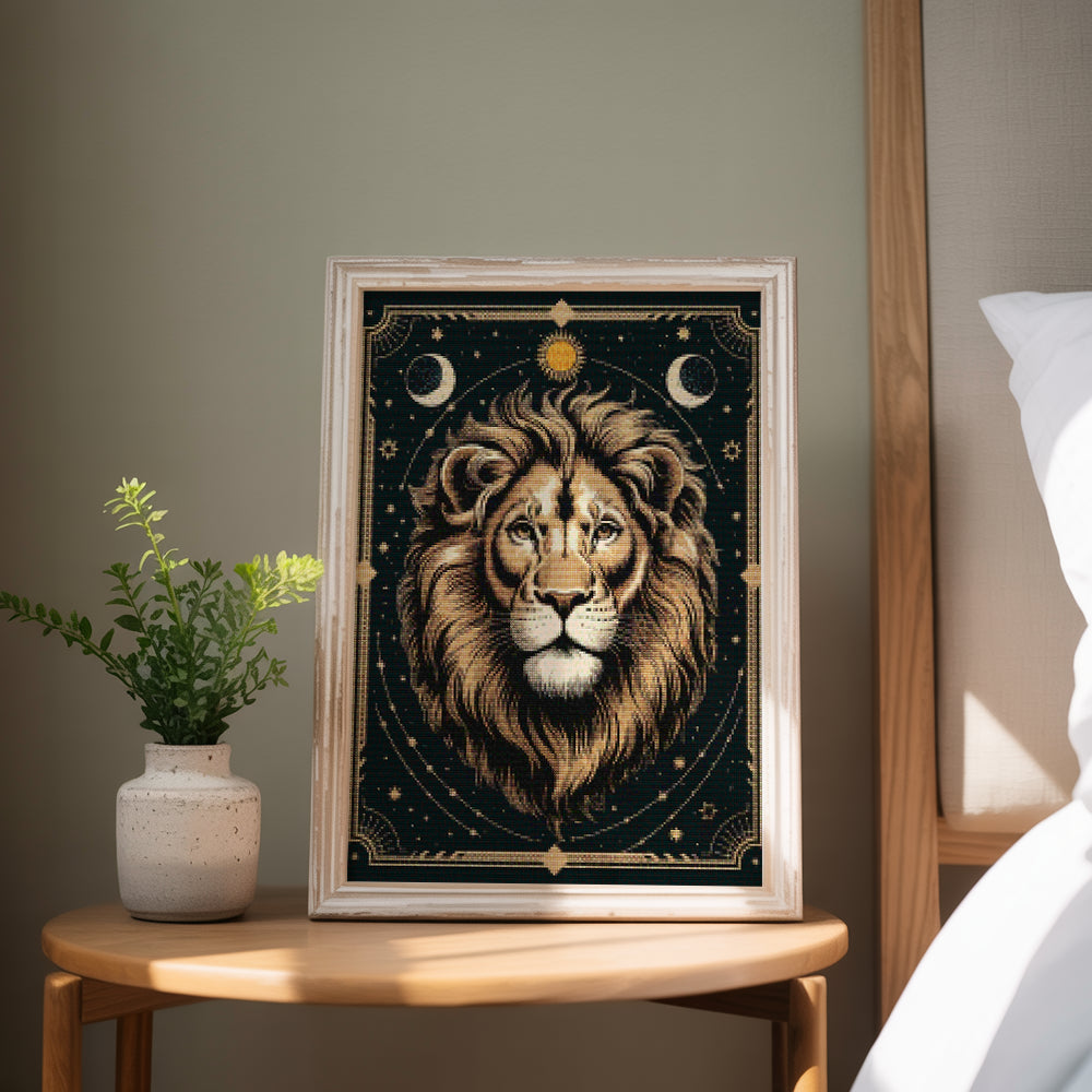 Diamond Painting - Sterrenbeeld - Leeuw