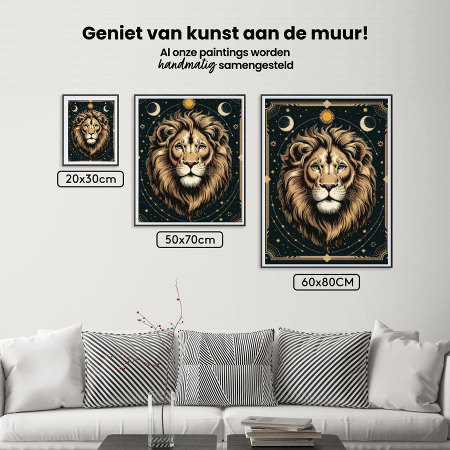 Diamond Painting - Sterrenbeeld - Leeuw