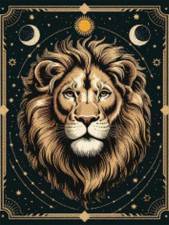 Diamond Painting - Sterrenbeeld - Leeuw