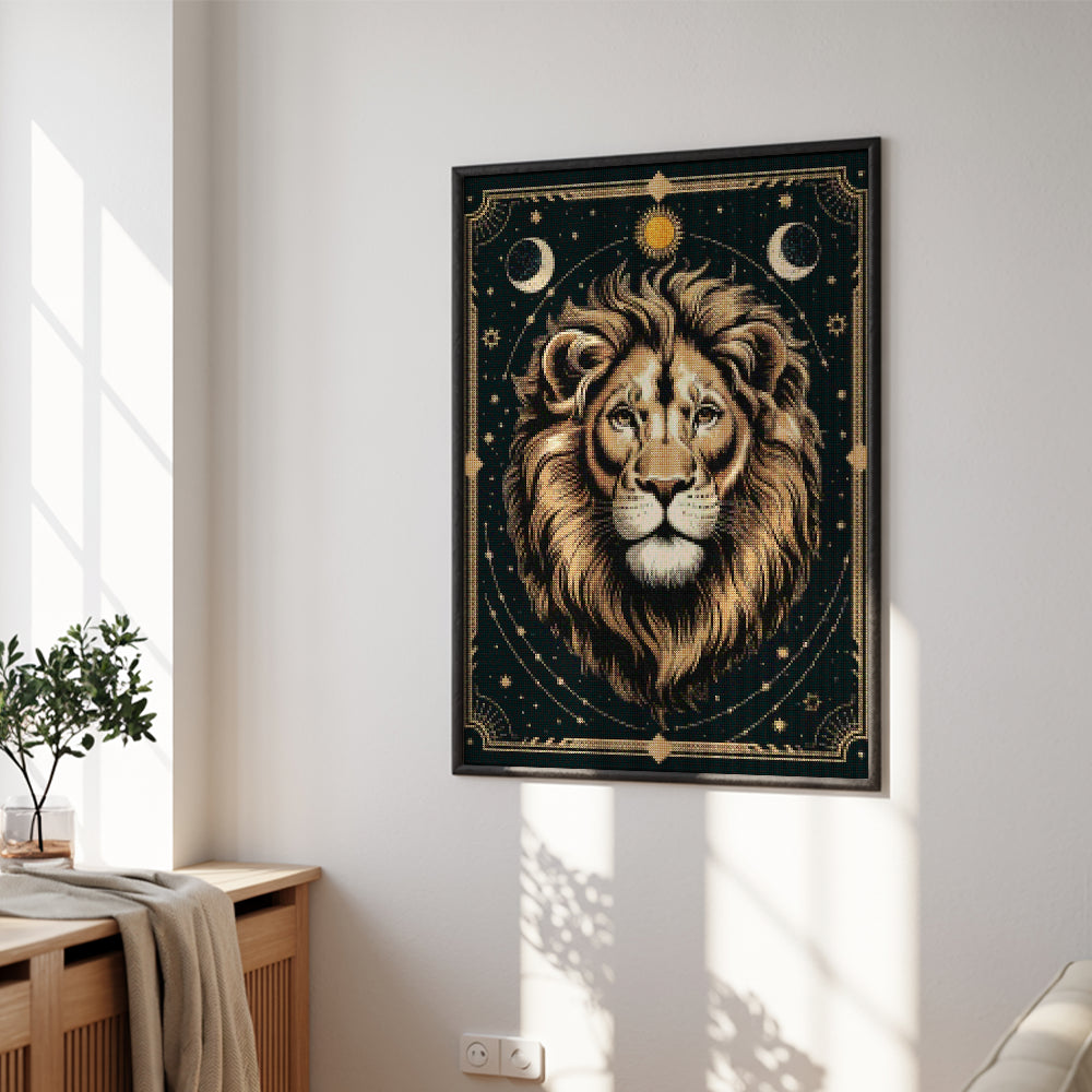 Diamond Painting - Sterrenbeeld - Leeuw