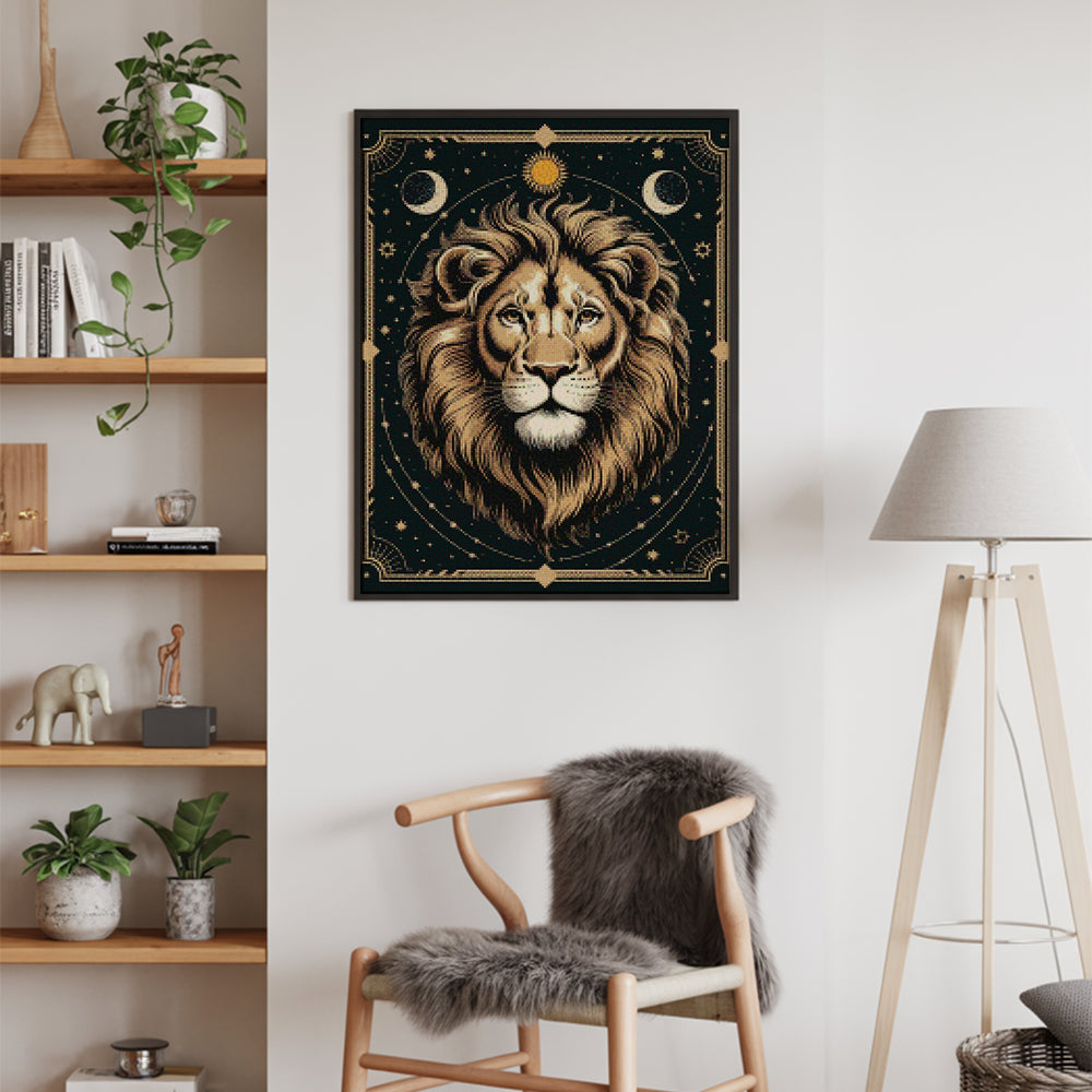 Diamond Painting - Sterrenbeeld - Leeuw