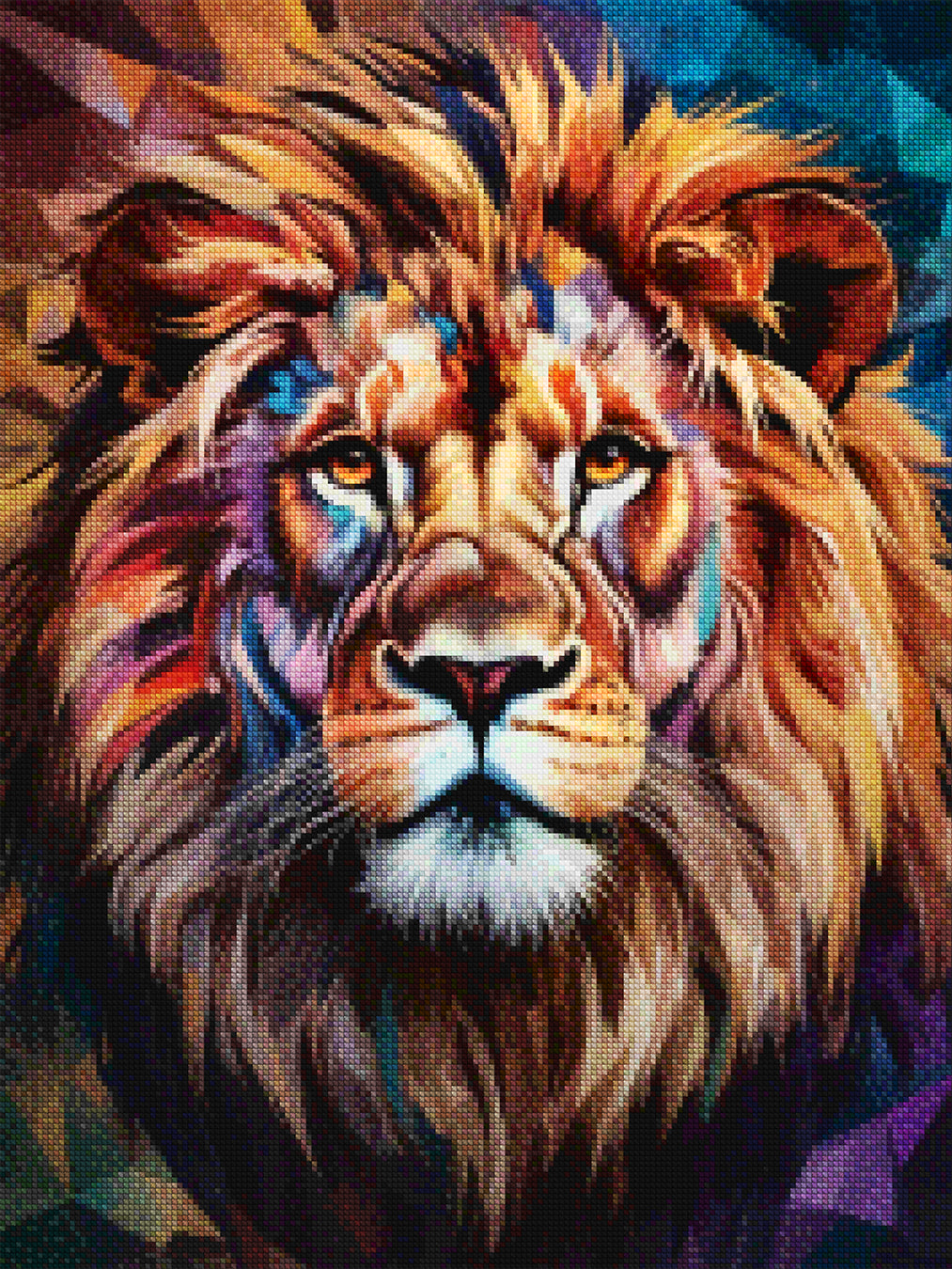 Diamond Painting - Sterrenbeeld - Leeuw
