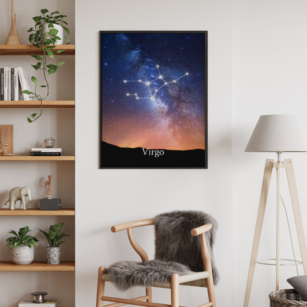 Diamond Painting - Sterrenbeeld - Maagd
