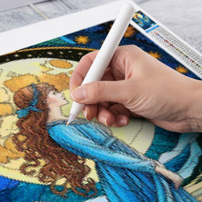 Diamond Painting - Sterrenbeeld - Maagd